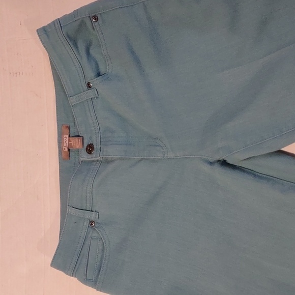 Chico's Aqua colored Jeans - Picture 4 of 7
